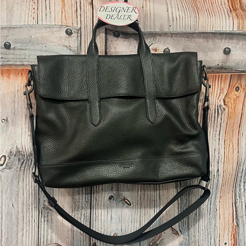 Coach Dark Leather Briefcase